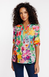 Tunique imprimée voile de coton