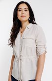 Chemise saharienne unie