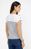Tee-shirt rayé manches courtes