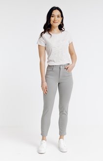 Pantalon stretch avec détail strass