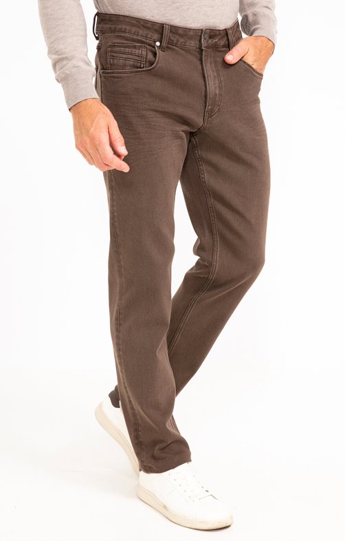 Jean regular Natte Choc