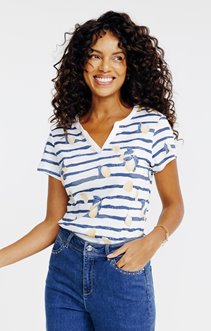 Tee-shirt imprimé manches courtes