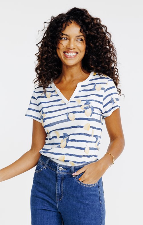 Tee-shirt imprimé manches courtes