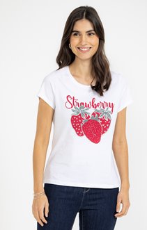 Tee-shirt imprimé manches courtes