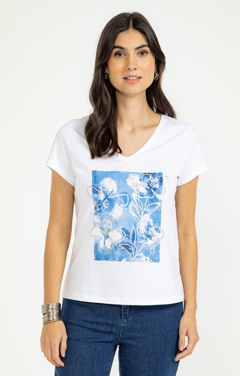 Tee-shirt imprimé manches courtes