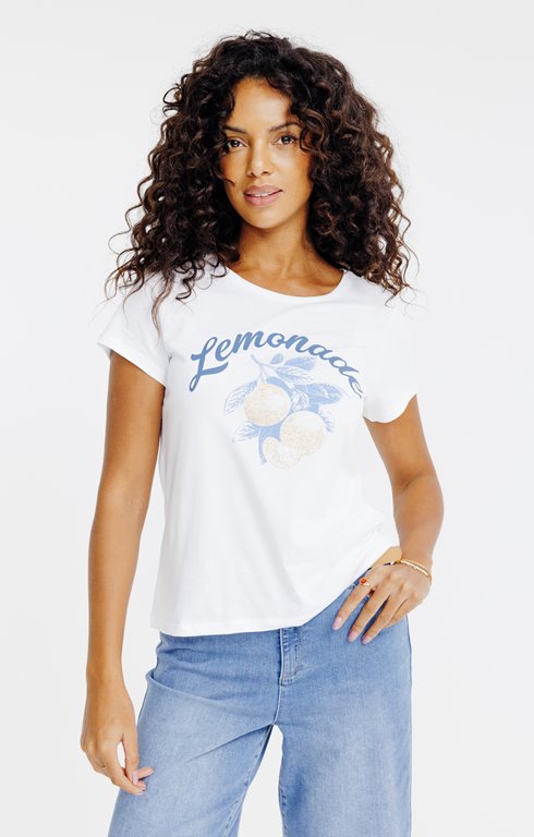 Tee-shirt imprimé manches courtes