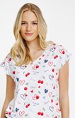 Tee-shirt imprimé manches courtes