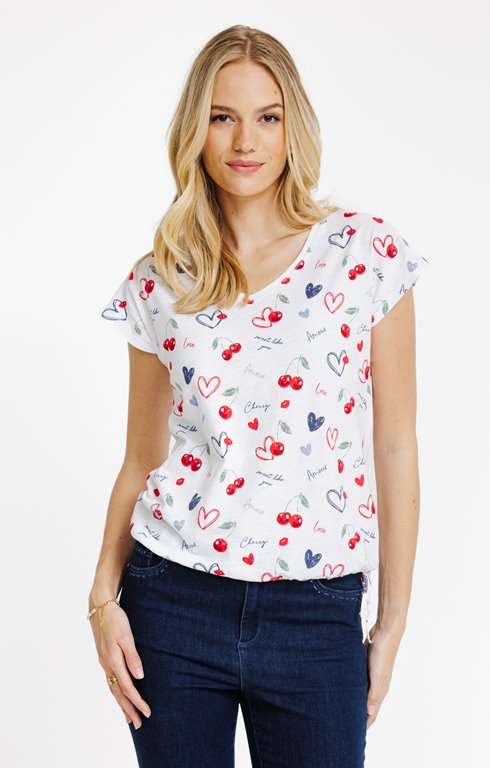 Tee-shirt imprimé manches courtes