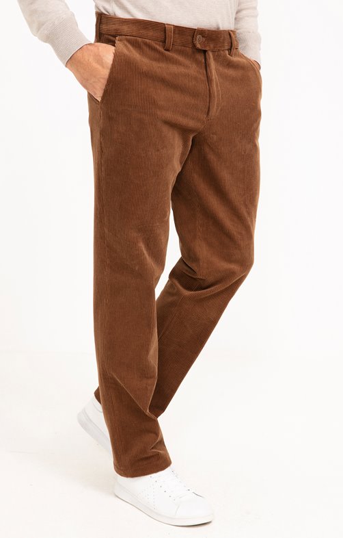 Pantalon velours extensible