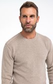 Pull col rond uni Cote