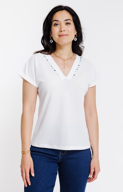 Tee-shirt uni manches courtes