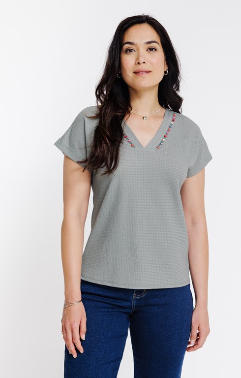 Tee-shirt uni manches courtes