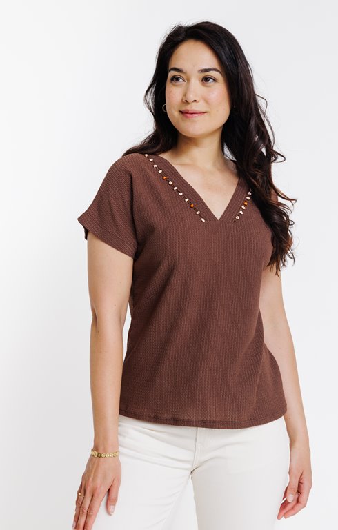 Tee-shirt uni manches courtes