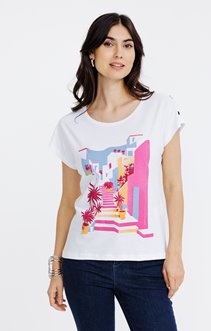 Tee-shirt imprimé manches courtes
