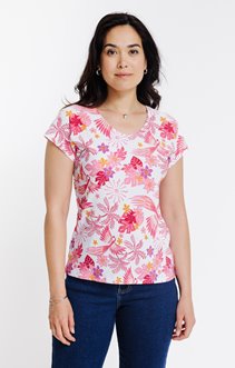 Tee-shirt imprimé manches courtes