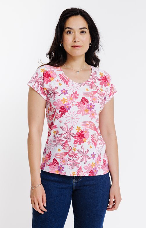 Tee-shirt imprimé manches courtes