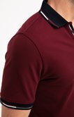 Polo manches courtes Brique
