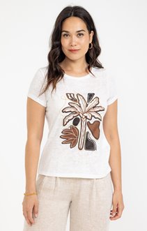 Tee-shirt imprimé manches courtes