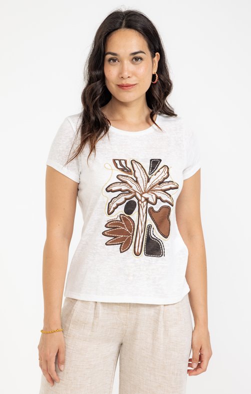 Tee-shirt imprimé manches courtes