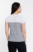 Tee-shirt rayé manches courtes