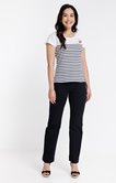 Tee-shirt rayé manches courtes