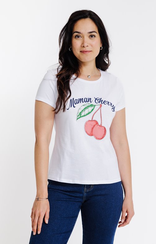 Tee-shirt imprimé manches courtes
