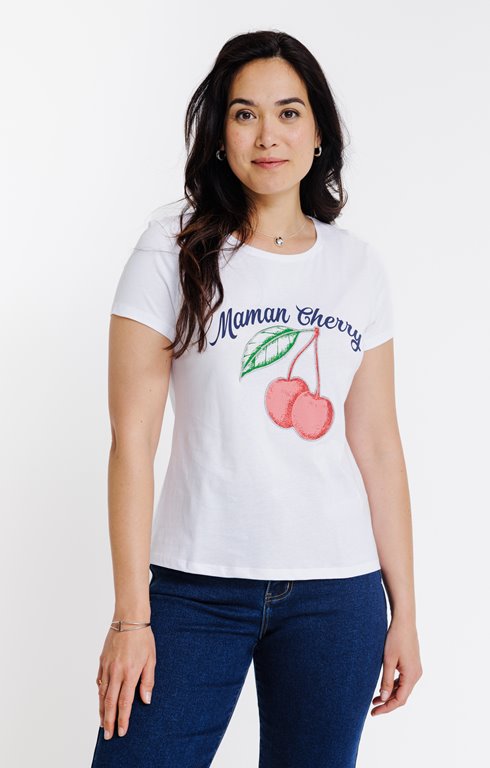 Tee-shirt imprimé manches courtes