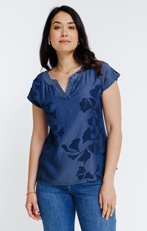 Tee-shirt imprimé manches courtes