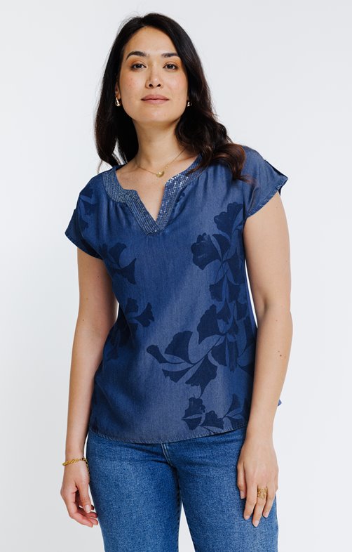 Tee-shirt imprimé manches courtes