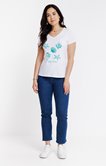 Tee-shirt imprimé manches courtes