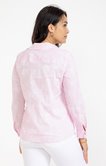 Chemise rayée imprimée