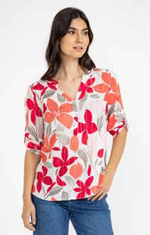 Tunique imprimé feuillage