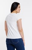 Tee-shirt brodé manches courtes