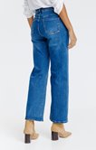 Pantalon denim coupe large
