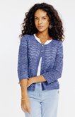 Cardigan tricotage fantaisie