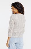 Cardigan tricotage fantaisie