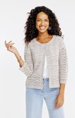 Cardigan tricotage fantaisie