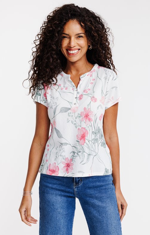 Tee-shirt imprimé manches courtes