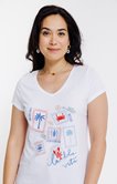 Tee-shirt imprimé manches courtes