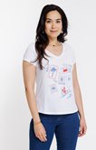 Tee-shirt imprimé manches courtes