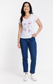 Tee-shirt imprimé manches courtes
