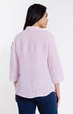 Chemise en lin rayé