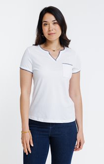 Tee-shirt brodé manches courtes