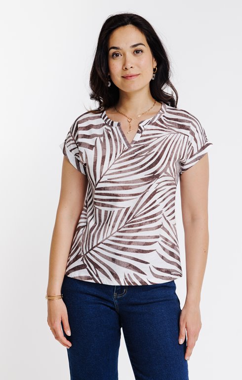 Tee-shirt imprimé manches courtes 