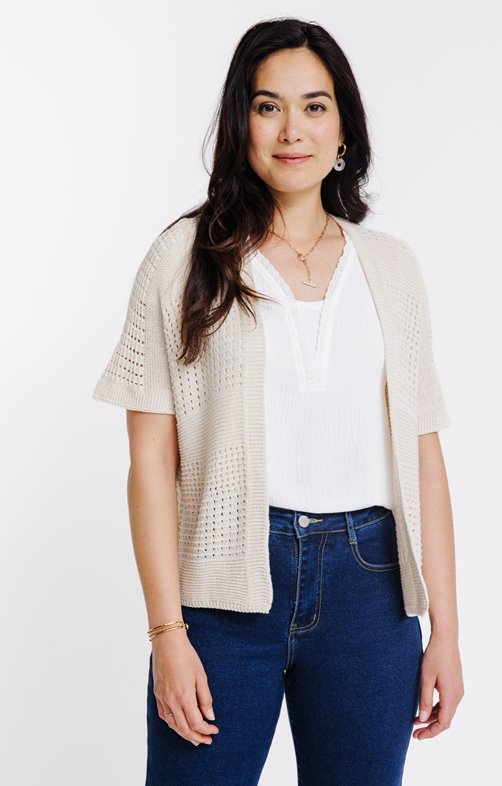 Cardigan ajouré