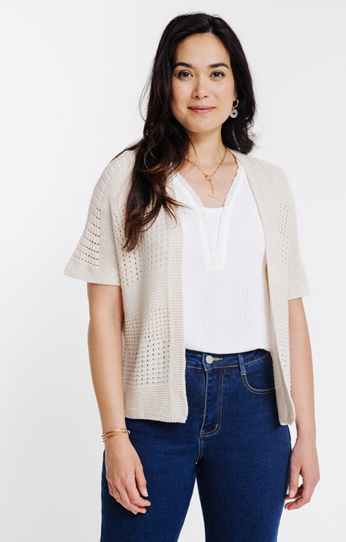 Cardigan ajouré