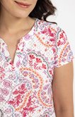 TEE-SHIRT MANCHES COURTES COL  MAO