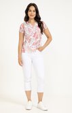 TEE-SHIRT MANCHES COURTES COL  MAO