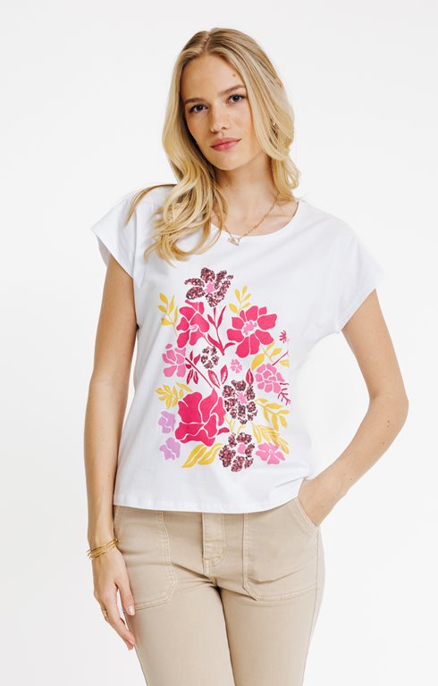 Tee-shirt imrpimé manches courtes