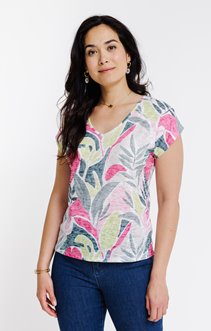 Tee-shirt imprimé manches courtes